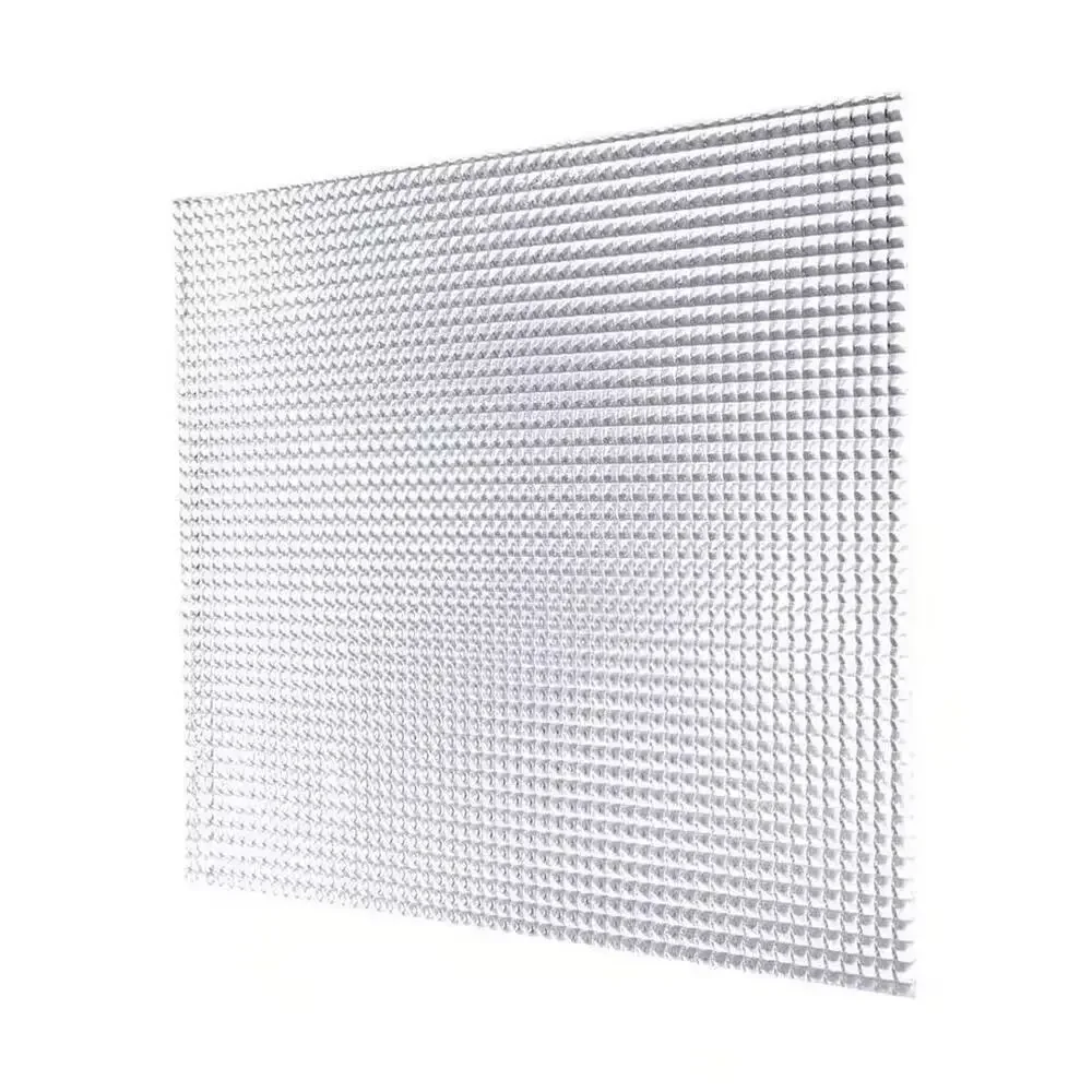 5PK Acrylic Drop Ceiling Lighting Panel Plastic Lens 24x24 x.156 Clear Prismatic